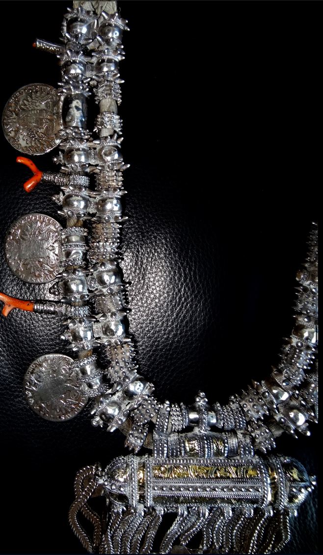 Omani antique silver necklace